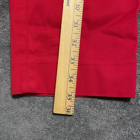 Talbots Women’s Red Slim Crop Pants NWOT, size 10. Also have same in PLUM color - Picture 9 of 10